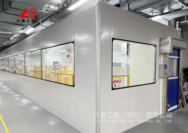 众为兴机器人洁净车间老化测试间---环氧自流平
